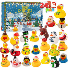 Load image into Gallery viewer, 24 Stk Julegummiender Adventskalender