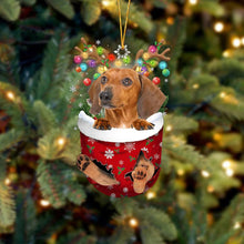 Load image into Gallery viewer, Cute Christmas Sock Dog Ornament