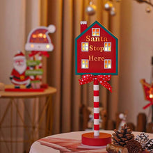 Load image into Gallery viewer, Christmas Street Sign Decoration Lights