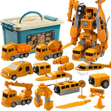 Load image into Gallery viewer, Magnetic Transform Engineering Car Assembled Toys