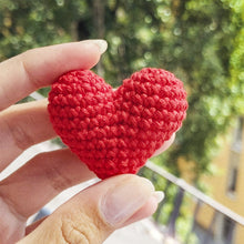 Load image into Gallery viewer, Pocket Hug, Crocheted Heart, Small Gift