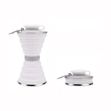 Load image into Gallery viewer, 500ML Foldable Silicone Water Bottle Cup