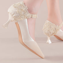 Load image into Gallery viewer, Lace High Heels Shoe Straps