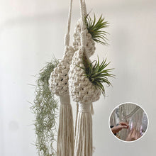 Load image into Gallery viewer, Macrame Hanging Planter Indoor For Air Plant