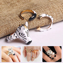 Load image into Gallery viewer, 3 Pcs/Set Cute Funny Animal Rings
