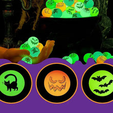 Load image into Gallery viewer, Glow-in-the-Dark Halloween Bouncy Balls