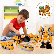Load image into Gallery viewer, Magnetic Transform Engineering Car Assembled Toys
