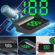 Load image into Gallery viewer, Universal Car HUD Head-Up Display GPS Speedometer (KMH/MPH)
