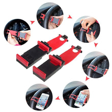 Load image into Gallery viewer, Hirundo Car Steering Universal Mount Phone Holder Stand