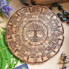 Load image into Gallery viewer, Wheel Of The Year Wood Sign