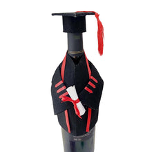 Load image into Gallery viewer, Graduation Cap And Gown Bottle Cover