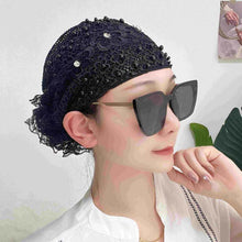 Load image into Gallery viewer, Women's Floral Lace Headwrap