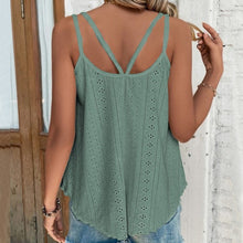 Load image into Gallery viewer, Solid Eyelet Embroidery Cami Top