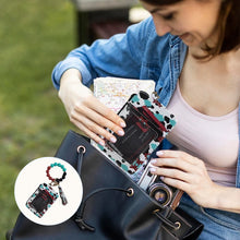 Load image into Gallery viewer, Stylish Card Holder With Silicone Bead Bracelet