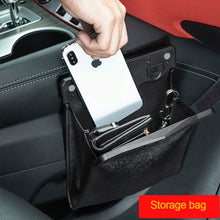 Load image into Gallery viewer, LED Car Leather Trash Can