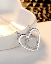Load image into Gallery viewer, Two hearts Infinity Necklace