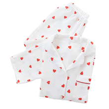 Load image into Gallery viewer, Heart Print Pyjamas Set