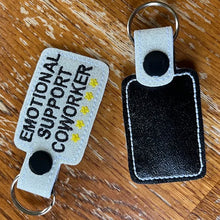 Load image into Gallery viewer, Emotional Support Coworker Keychain