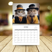 Load image into Gallery viewer, 2025 Stylish Cats Calendar/Gift For Cat Lover
