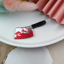 Load image into Gallery viewer, Halloween Scary Bloody Knife Ornament
