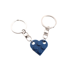 Load image into Gallery viewer, Cute Heart Shape Matching Brick Keychain For Couples