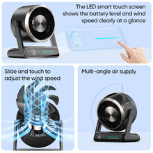 Load image into Gallery viewer, Smart Digital Display Touch Desktop Fan