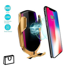 Load image into Gallery viewer, Wireless Charging Car Mute Mobile Phone Navigation Industrial Style Bracket