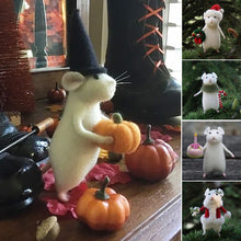 Load image into Gallery viewer, Cute Felt Mouse Ornament