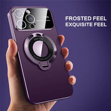 Load image into Gallery viewer, Large Window Phone Case Leak Label Magnetic Bracket