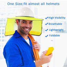 Load image into Gallery viewer, Hard Hat Sun Shield