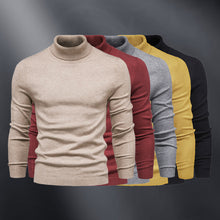 Load image into Gallery viewer, Men's Casual Solid Color Turtleneck Sweater
