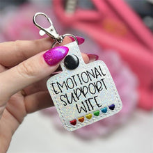Load image into Gallery viewer, Emotional Support Coworker Keychain