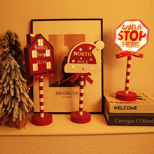 Load image into Gallery viewer, Christmas Street Sign Decoration Lights