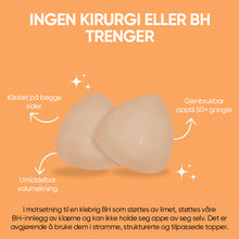 Load image into Gallery viewer, Dobbeltsidig fortykkede selvklebende nippeldeksler (2 stk)