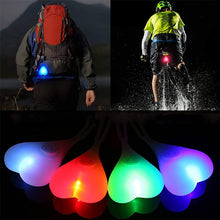 Load image into Gallery viewer, Cycling Balls Bike Heart Shaped Rear Light