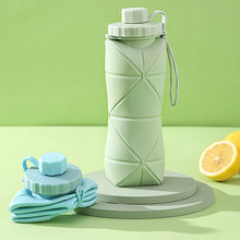 Load image into Gallery viewer, Silicone Foldable Water Bottle