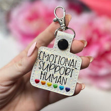 Load image into Gallery viewer, Emotional Support Coworker Keychain