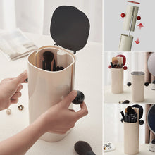 Load image into Gallery viewer, Automatic Lifting Dustproof Makeup Brush Storage Tube