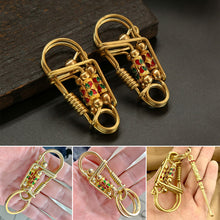 Load image into Gallery viewer, Stainless Brass Keychain