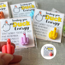 Load image into Gallery viewer, Funny Middle Finger Duck Lucky Charm Gift (7 pcs)
