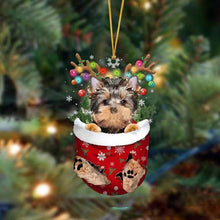 Load image into Gallery viewer, Cute Christmas Sock Dog Ornament