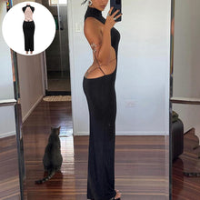 Load image into Gallery viewer, Women's Backless Butterfly Decor Bodycon Dress