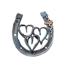 Load image into Gallery viewer, Forged Handmade Horseshoe-Iron