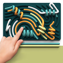 Load image into Gallery viewer, Silikon Fidget Toy for beroligende og sensorisk aktivitetstavle