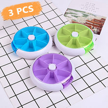 Load image into Gallery viewer, Weekly Portable Round Pill Box