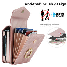 Load image into Gallery viewer, Embossed Leather Wallet Case for Samsung Galaxy Z Flip4 Flip3