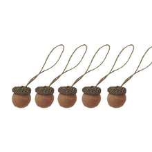 Load image into Gallery viewer, Wool Felt Acorn Ornaments