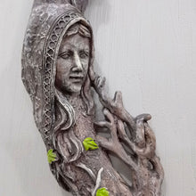 Load image into Gallery viewer, Triple Goddess Wall Hanging Mirror