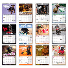 Load image into Gallery viewer, Frekke dachshunder - 2025 veggkalender