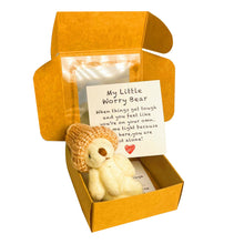 Load image into Gallery viewer, Handmade Mini Plush Teddy Bear in Box
